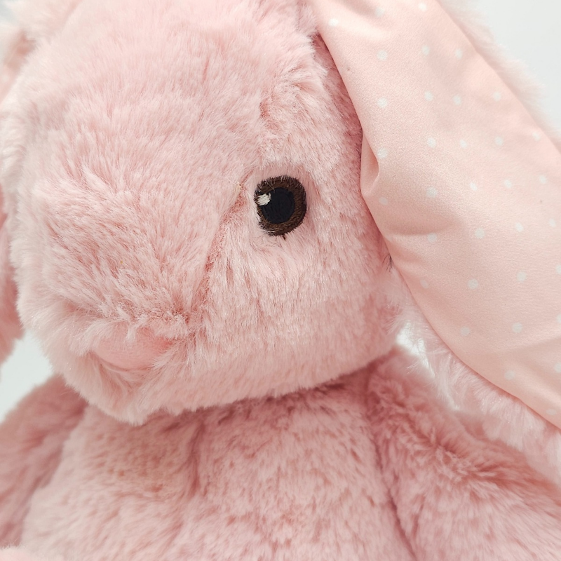 Doudou personnalisable rose
