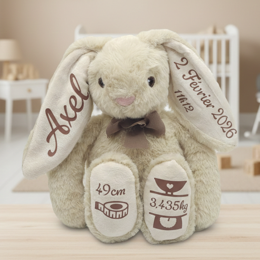 Doudou personnalisable Beige